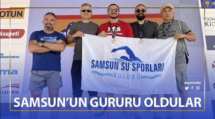 Samsun'un gururu oldular