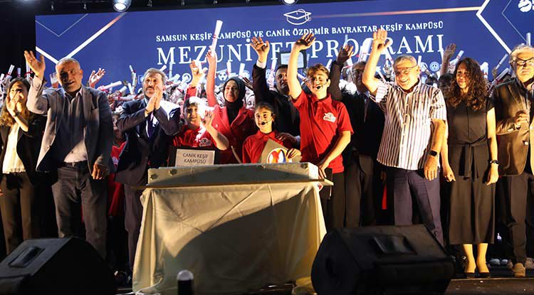 Samsun ve Canik Keşif Kampüsleri ilk mezunlarını verdi