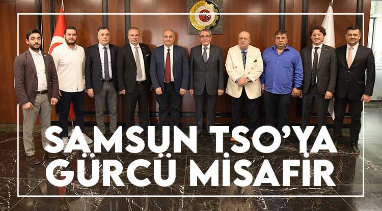 Samsun ve Gürcü odalar arası işbirliği görüşüldü