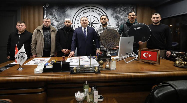 Samsunlu Celal Karatüre’den Sezgin Aydın’a Ziyaret