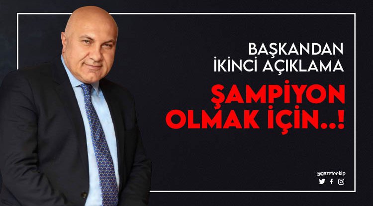 Samsunspor Başkanı Yıldırım'dan ikinci açıklama