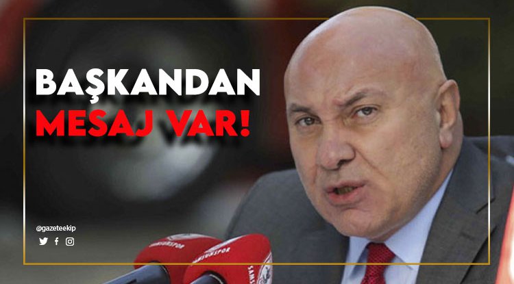 Samsunspor'da Başkan Yıldırım'dan mesaj var...