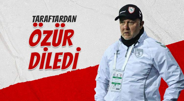 Samsunspor'da Hahn Taraftardan Özür Diledi