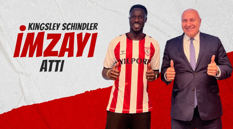 Samsunspor'da Schindler imzayı attı