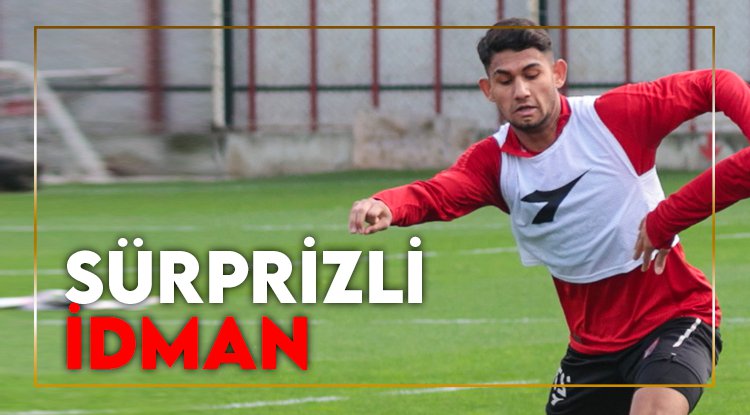 Samsunspor'da sürprizli idman