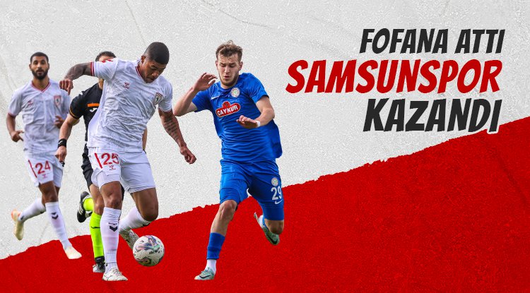 Samsunspor'dan ilk hazırlık maçı