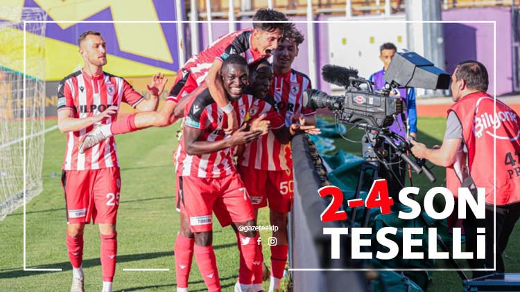 Samsunspor'dan son teselli