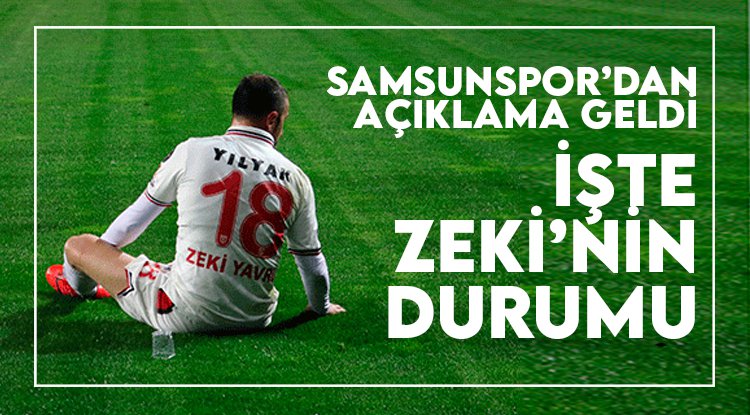 Samsunspor'dan Zeki Yavru açıklaması