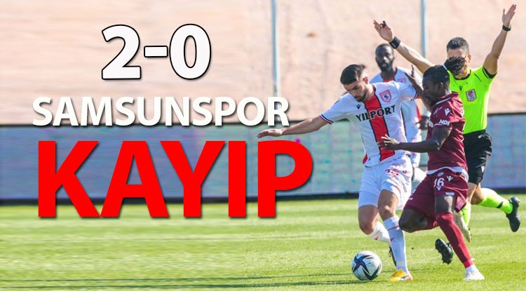 Samsunspor galibiyete hasret