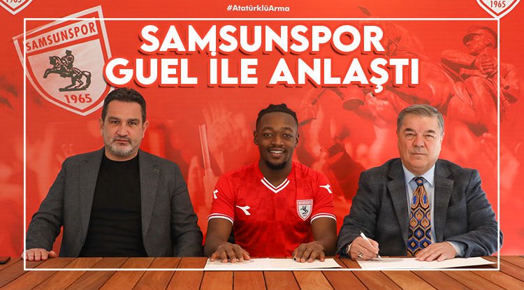 Samsunspor Guel ile anlaştı