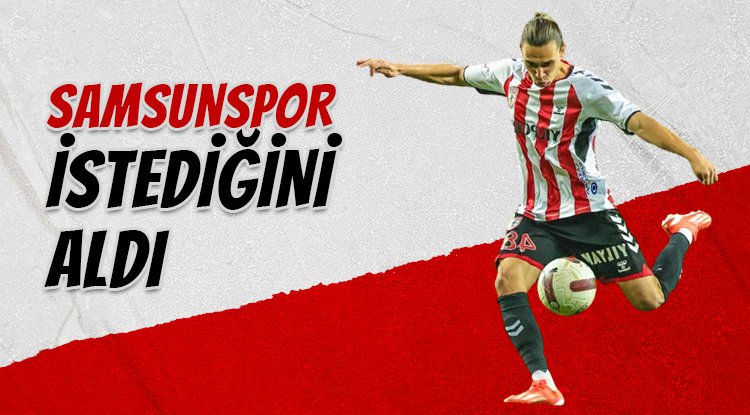 Samsunspor istediğini aldı
