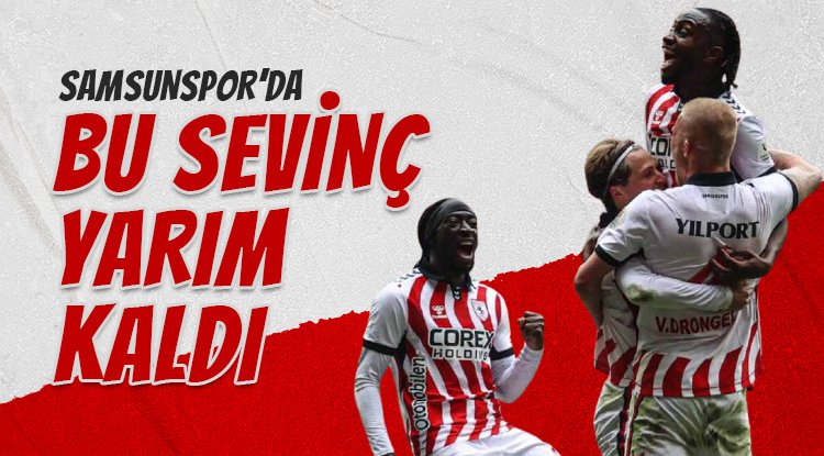 Samsunspor Konya'yı Elinden Kaçırdı