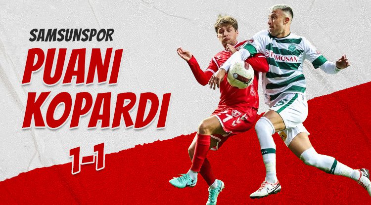 Samsunspor puanı kopardı