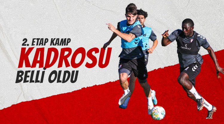 Samsunspor'un kamp kadrosu belli oldu