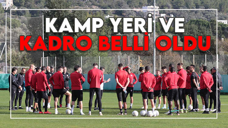 Samsunspor'un kamp yeri ve kadrosu belli oldu
