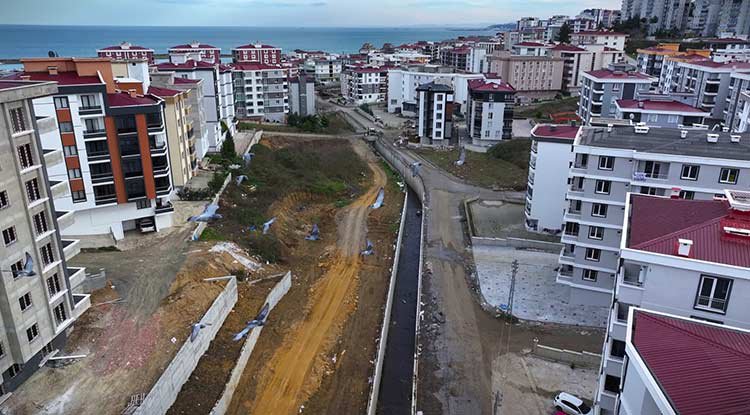 Sazak Deresi'nde sel riski bitti