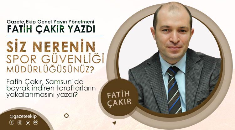 Siz nerenin Spor Şube Müdürlüğüsünüz?