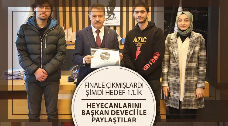 TEKNOFEST heyecanını Başkan Deveci ile paylaştılar