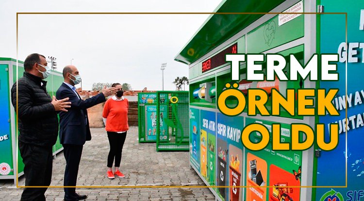 Terme Belediyesi Türkiye'ye örnek oldu