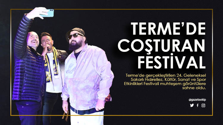 Terme'de coşturan festival