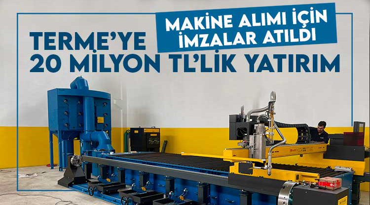 Terme'de 20 milyonluk yatırım