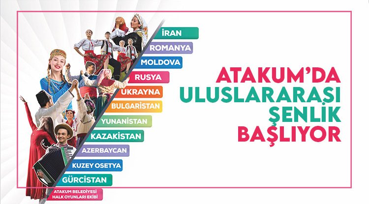 ‘Uluslararası Atakum Halk Dansları ve Müzik Şenliği’ başlıyor