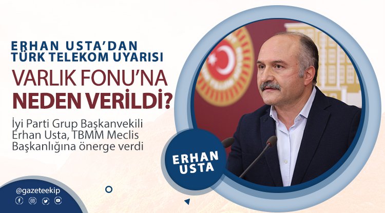 Usta'dan Türk Telekom önergesi