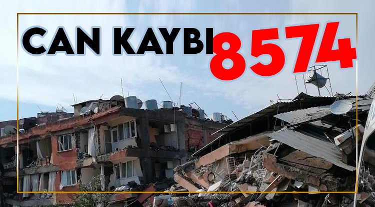 Vefat edenlerin sayısı 8 bin 574'e yükseldi