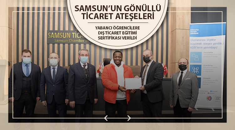 Yabancı öğrencilere 'Dış Ticaret' sertifikası