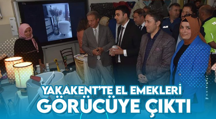 Yakakent Halk Eğitim'den yıl sonu sergisi