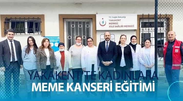 Yakakent'te kadınlara 'meme kanseri' broşürü