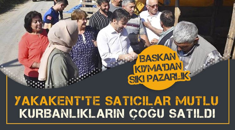 Yakakent'te satıcıların yüzü gülüyor