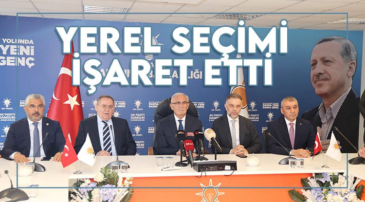 Yılmaz, yerel seçimleri işaret etti