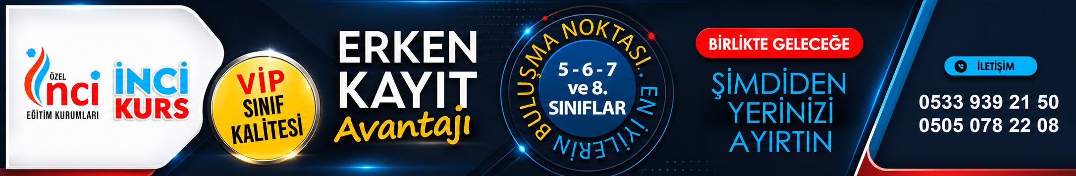 İnci Kurs Yatay Reklam